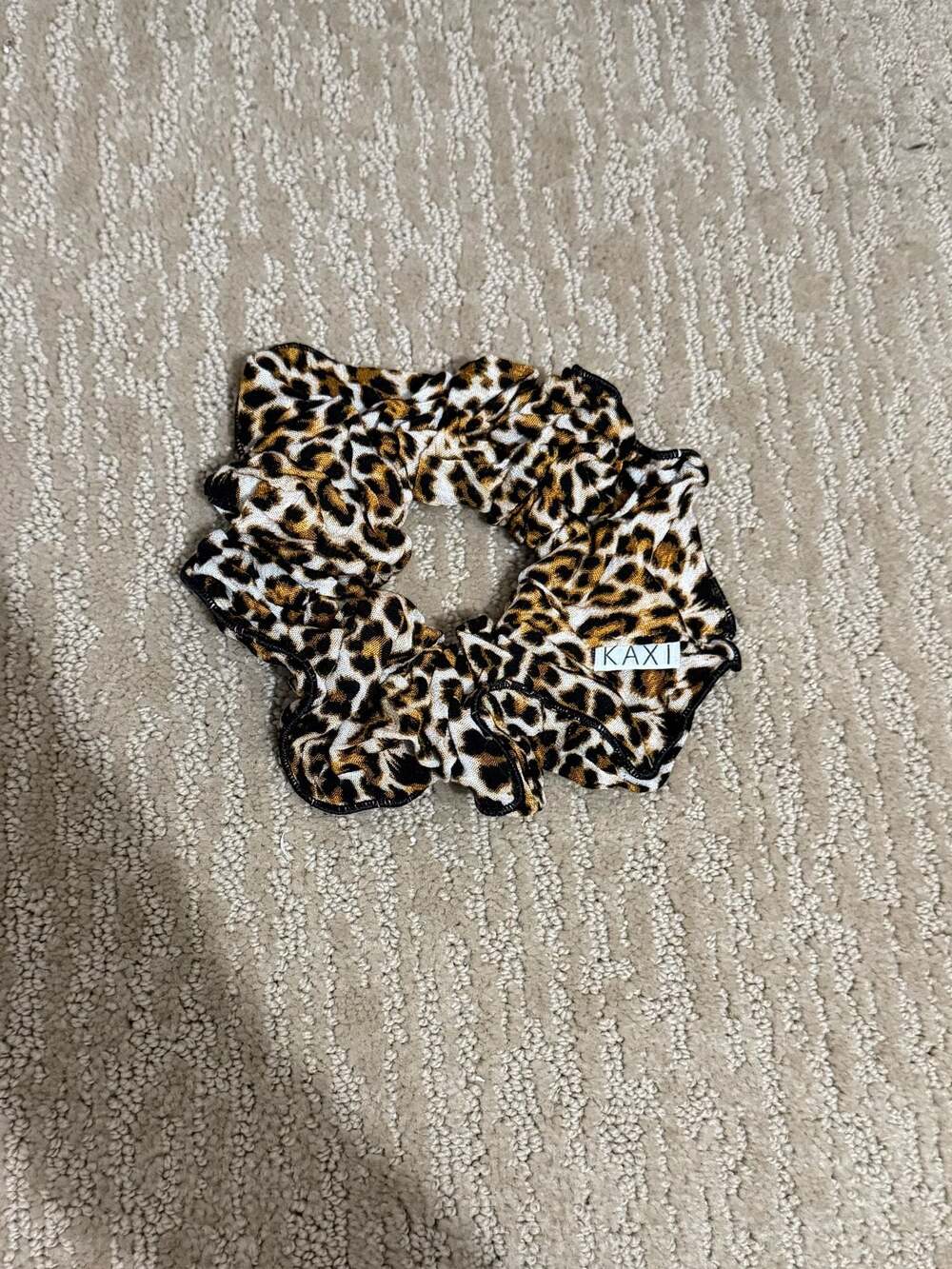 KAXI Leopard Print Hair Scrunchie